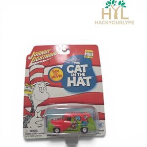 Johnny Lightning Cat in the Hat 1955 Chevy Panel Van 1 64 Diecast Car New